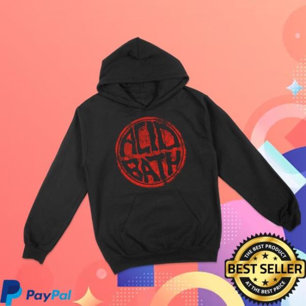 Acid Bath Official Store Merch Acid Bath Worn ‘And Torn Logo Hoodie