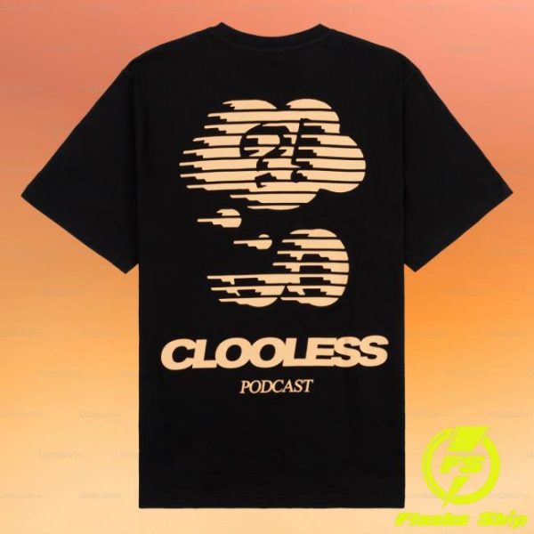 Clooless Merch Store Shop Static Thoughts Oversized Tee Black