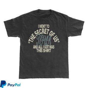 Gracie Abrams Official Merch Store Shop The Secret Of Us Tee