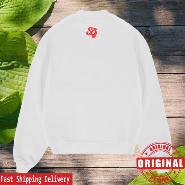 Selena Gomez Official Store Merch Shop Selenator White Heart Crewneck