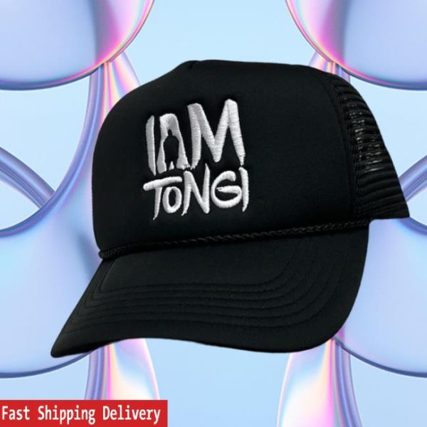 Iam Tongi Merch Store Black Logo Trucker Hat