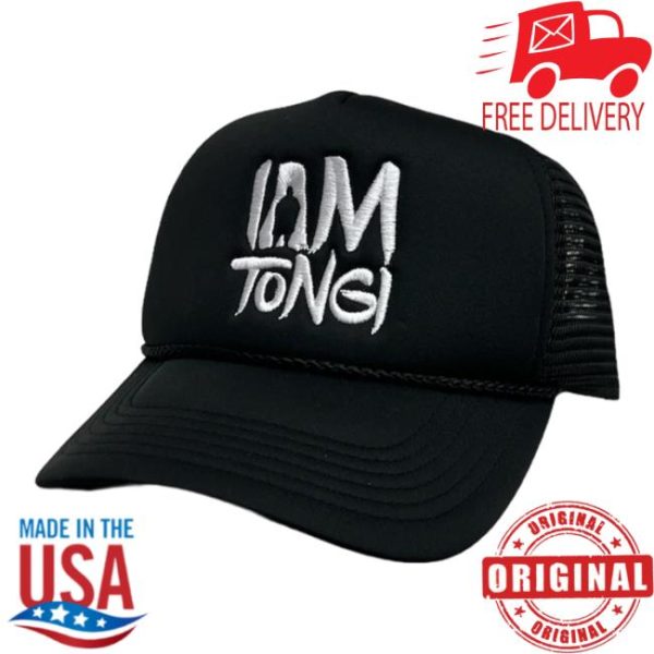 Iam Tongi Merch Store Black Logo Trucker Hat