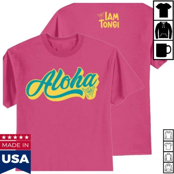 Iam Tongi Merch Store Hot Pink Aloha Tee