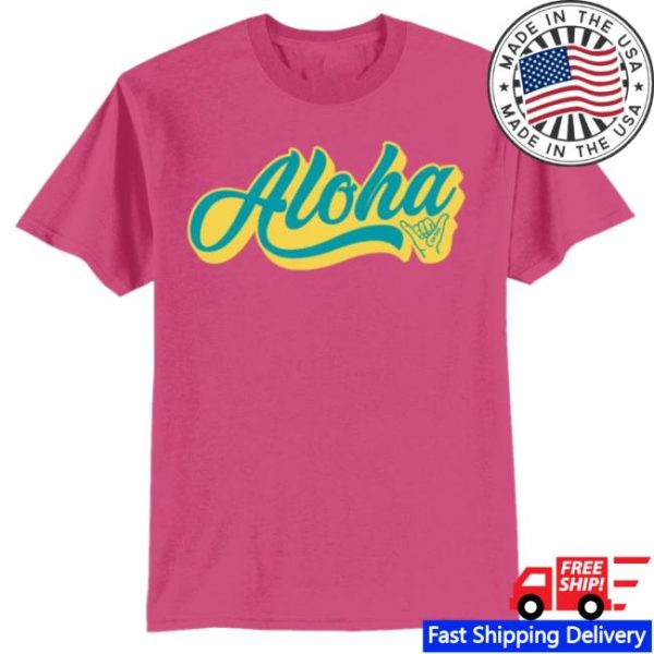 Iam Tongi Merch Store Hot Pink Aloha Tee
