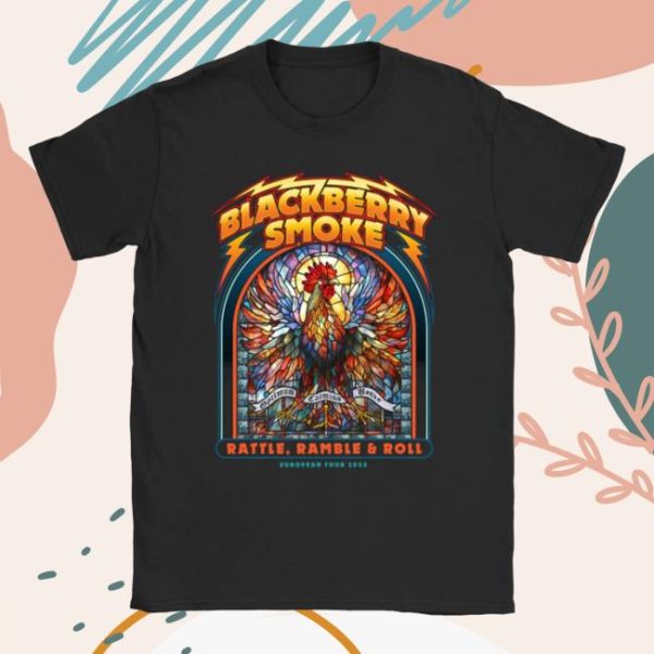 Blackberry Smoke Store Merch 2025 European Tour Tee