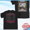 Blackberry Smoke Store Merch 2025 European Tour Tee
