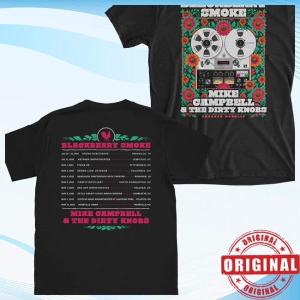 Blackberry Smoke Store Merch Blackberry Smoke Mike Campbell Tour Tee