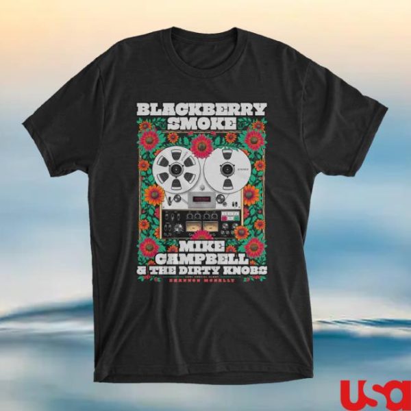 Blackberry Smoke Store Merch Blackberry Smoke Mike Campbell Tour Tee