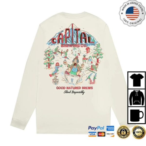 Capital Brewing Store Merch Limited Edition Simon Perini Winter Long Sleeve Tee