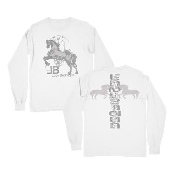 Deadair Store Merch Shop Lucy Bedroque Unmusique White Long Sleeve