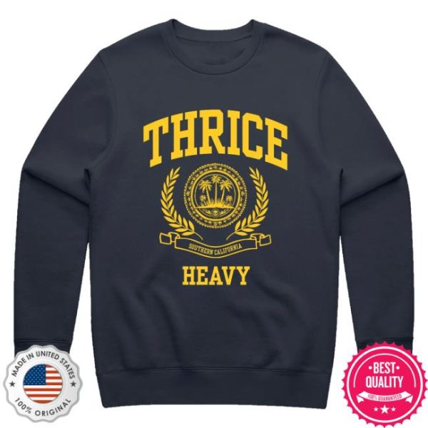 Thrice Merch Store Shop Heavy Crewneck