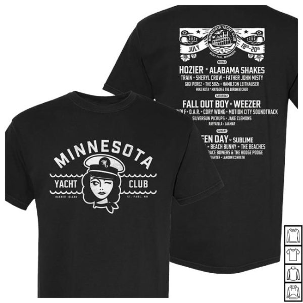 Minnesota Yacht Club Festival Store Merch 2025 Wink Lineup Tee