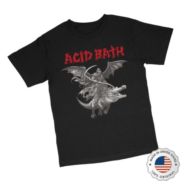 Acid Bath Official Merch Store Shop Alligator Tee