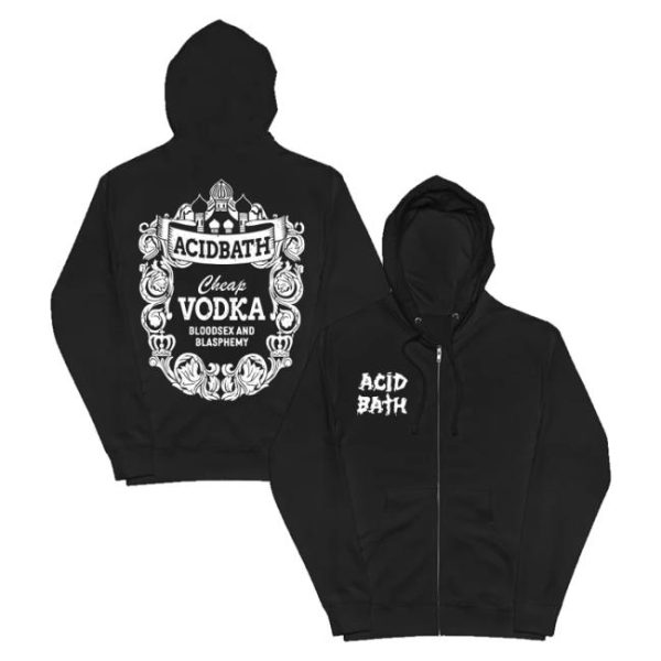 Acid Bath Official Merch Store Shop Cheap Vodka Zip Up