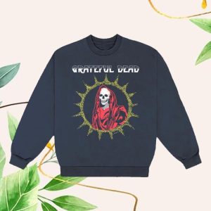 Grateful Dead Merch Store Shop Hooded Desert Skelly Crewneck