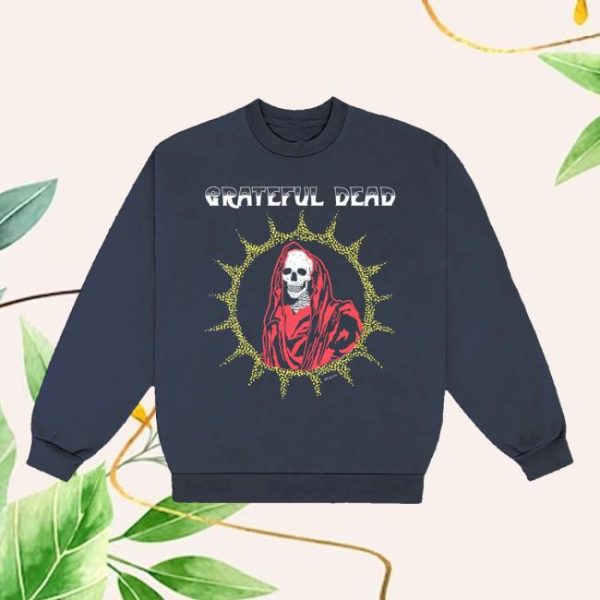 Grateful Dead Merch Store Shop Hooded Desert Skelly Crewneck