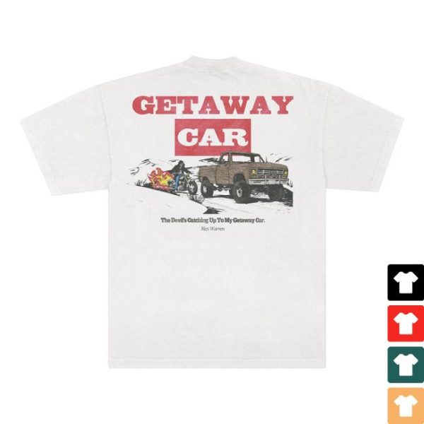 Alex Warren Official Merch Store Shop Getaway Car Tee