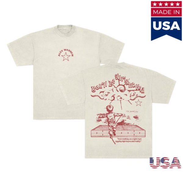Alex Warren Official Merch Store Shop Tight Rope Tee