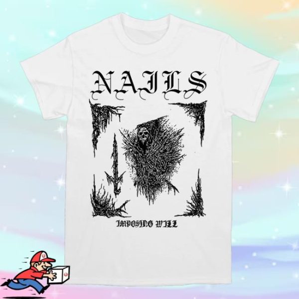 Allinmerch Store Shop Nails Imposing Sword Tee