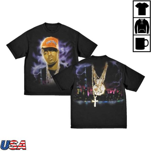 Nasir Jones Merch Store Shop Nas Photo T-Shirt