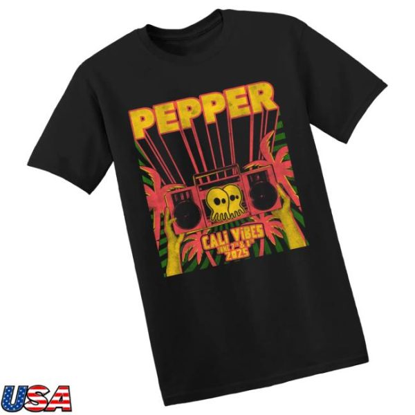 Pepper Merch Store Shop Cali Vibes 2025 Tee
