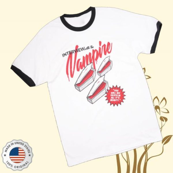 Amc Merch Store Shop Interview With The Vampire X Dirty Coast Coffin Ringer T-Shirt