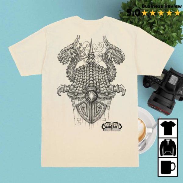 Blizzard Gear Merch Store Shop World Of Warcraft Mists Of Pandaria Sketch T-Shirt