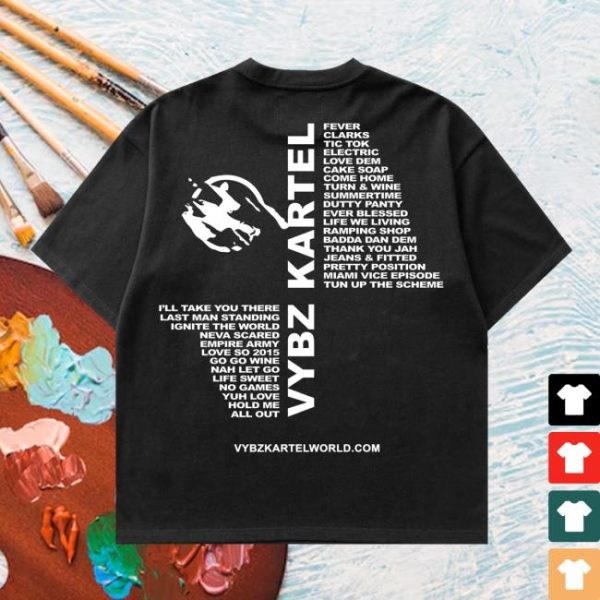 Vybz Kartel World Merch Store Shop Kiss Me Baby Shirt