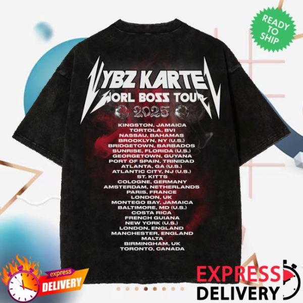 Vybz Kartel World Merch Store Shop Worl Boss Tour