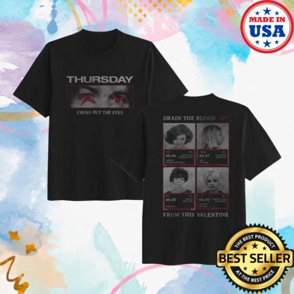 Thursday Merch Store Shop Cross Out The Eyes Tee