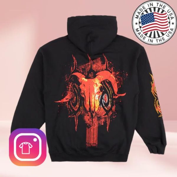 Slipknot Merch Store Merch 9 Square Pullover Black Hoodie