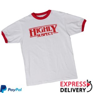 Highly Suspect Store Merch Hs White Ringer T-Shirt