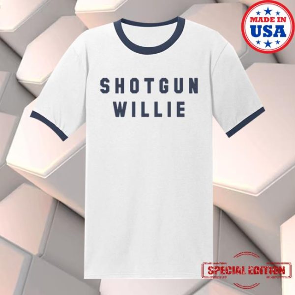 Willie Nelson Store Merch Shotgun Willie Ringer T-Shirt