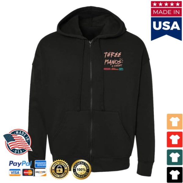Andrew Mcmahon Store Merch Red Rocks Event Zip Up Hoodie