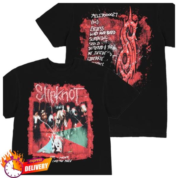 Slipknot Merch Store Self-Titled Tracklist T-Shirt