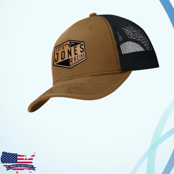 Erikjonesracing Merch Erik Jones Racing Trucker Patch Hat