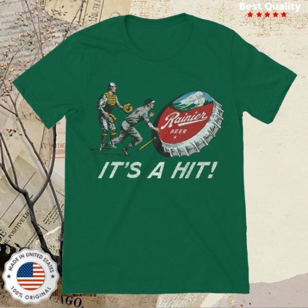 Streaker Sports Store Merch Rainier Beer Vintage It’s A Hit Tee