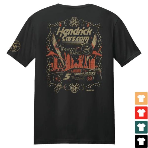 Shopkylelarson Store Merch Zac Brown Band Design Adult Black T-Shirt