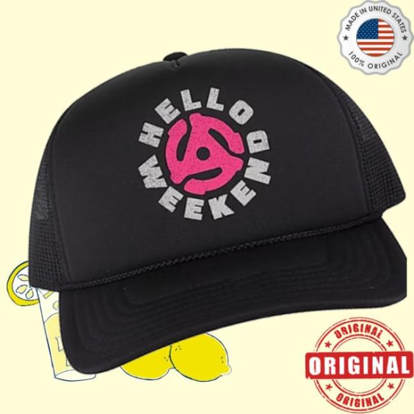Helloweekendmusic Store Merch Hw Foam Trucker Hat