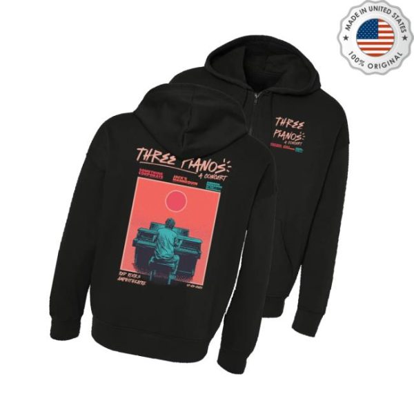 Andrew Mcmahon Merch Red Rocks Event Zip Up Hoodie