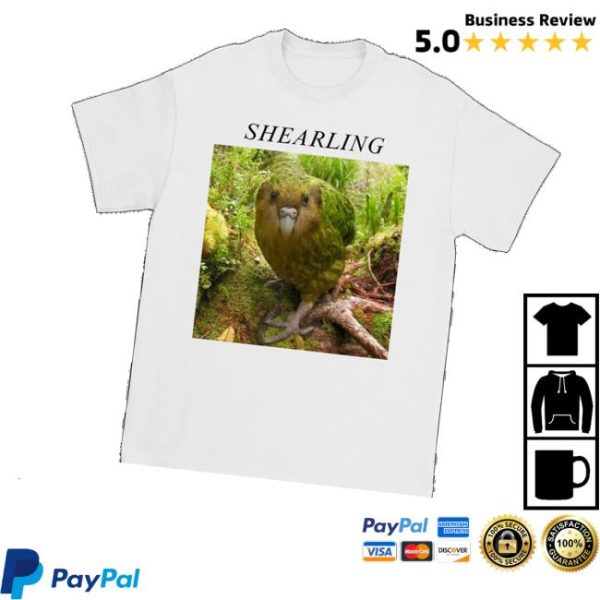 Mishap Records Merch Shearling Kakapo Tee