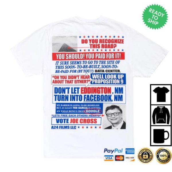 A24 Films Merch Store Shop Joe Cross Campaign Tee