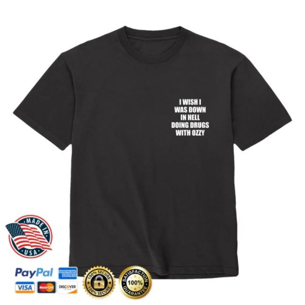 Lindafinegold Merch Store Shop I Wish I Was In Hell – Black T-Shirt