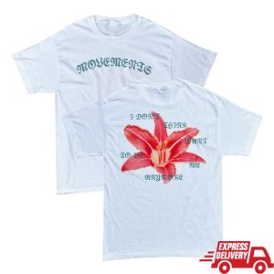Movements Merch Store Shop Where I Lay Flower Tee Shirt
