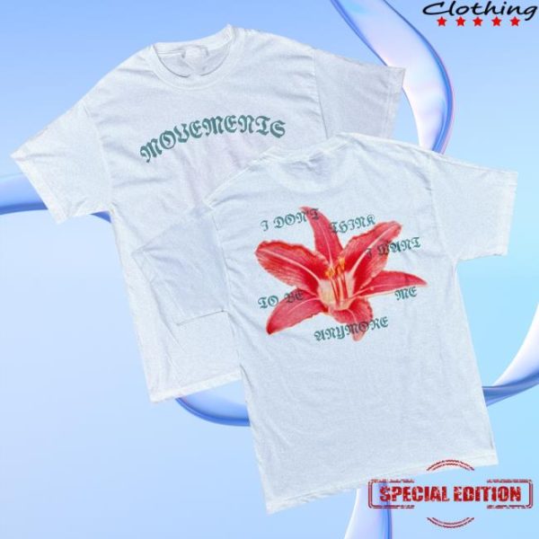 Movements Merch Store Shop Where I Lay Flower Tee Shirt