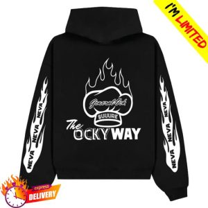 Theockywayshop Merch Store The Ocky Way Flame Hoodie