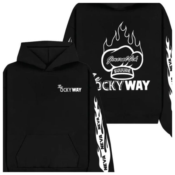 Theockywayshop Merch Store The Ocky Way Flame Hoodie