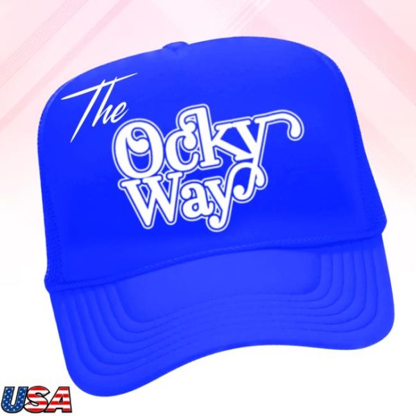 Theockywayshop Merch Store Ocky Way Foam Blue Trucker