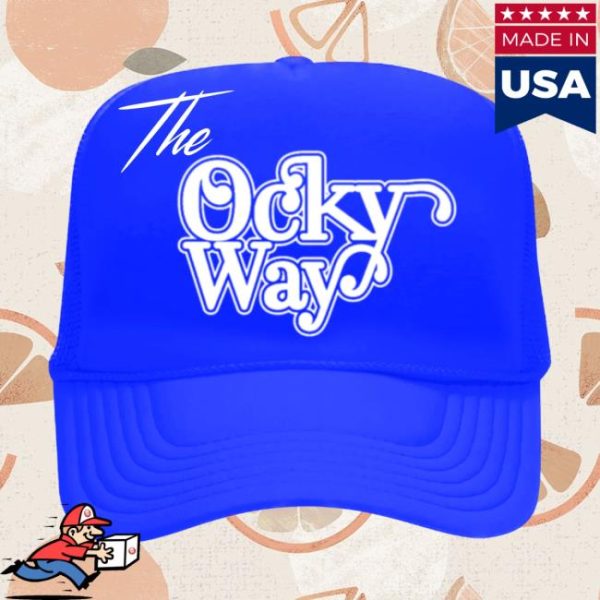 Theockywayshop Merch Store Ocky Way Foam Blue Trucker