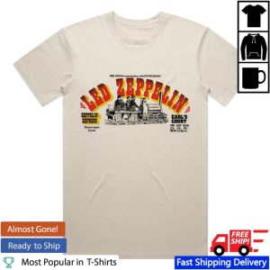 Led Zeppelin Merch Store Shop Express Poster Bone Tee